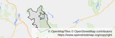 Mapa z zaznaczonym Barlinkiem