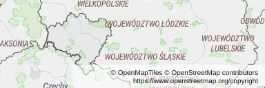 Kolonoskopia na NFZ — Mapa z zaznaczonym województwem dolnośląskim