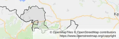 Mapa z zaznaczonym Głuchołazami