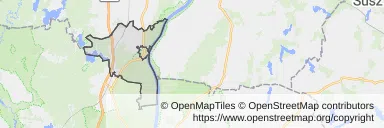 Mapa z zaznaczonym Nowem