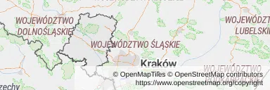 Kolonoskopia na NFZ — Mapa z zaznaczonym województwem opolskim