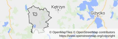 Mapa z zaznaczonym Reszlu