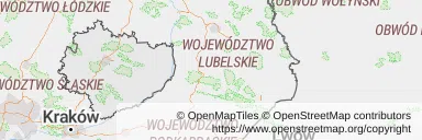 Kolonoskopia na NFZ — Mapa z zaznaczonym województwem świętokrzyskim