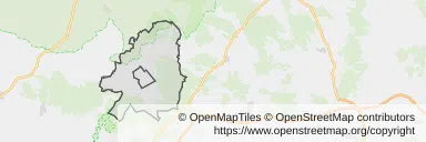 Mapa z zaznaczoną Twardogórze