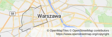 Mapa z zaznaczoną Wolą w Warszawie