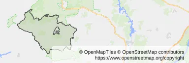 Mapa z zaznaczonym Więcborkiem