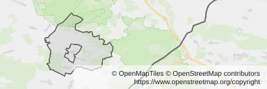 Mapa z zaznaczonym Cieszanowem