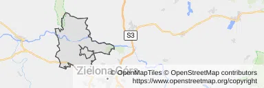 Mapa z zaznaczonym Czerwieńskiem