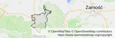 Mapa z zaznaczonym Frampolu