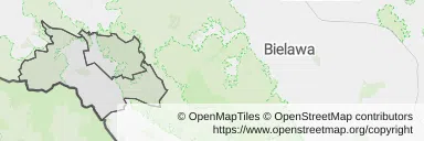 Mapa z zaznaczoną Głuszycy