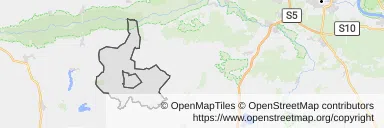 Mapa z zaznaczonym Gołańczy