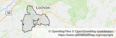 Mapa z zaznaczonym Jadowem