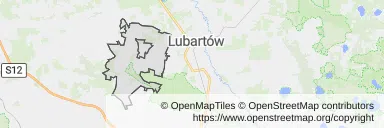 Mapa z zaznaczoną Kamionką