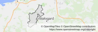 Mapa z zaznaczonym Karlinem