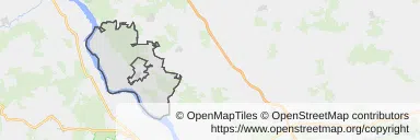 Mapa z zaznaczonymi Maciejowicami