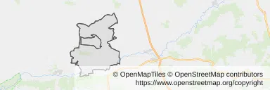 Mapa z zaznaczonym Mogielnicy