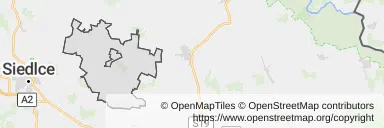 Mapa z zaznaczonym Mordami