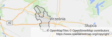 Mapa z zaznaczoną Nekli