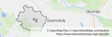 Mapa z zaznaczonym Ostrorogiem