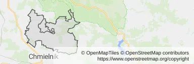 Mapa z zaznaczonym Pierzchnicy