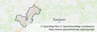 Mapa z zaznaczonym Płotami