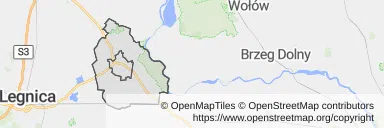 Mapa z zaznaczonymi Prochowicami