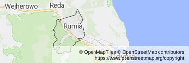 Mapa z zaznaczoną Rumi