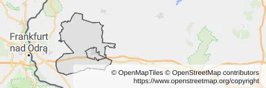 Mapa z zaznaczonym Rzepinem