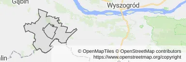 Mapa z zaznaczonym Sannikami
