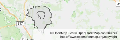 Mapa z zaznaczonym Siennicy