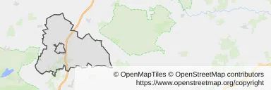 Mapa z zaznaczonym Śmiglu