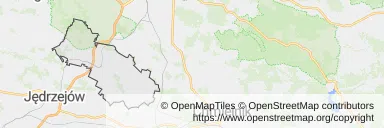 Mapa z zaznaczonym Sobkowem