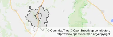 Mapa z zaznaczonym Stawiskami