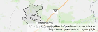 Mapa z zaznaczonym Ujeźdzem