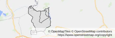 Mapa z zaznaczonymi Wilamowicami
